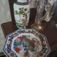 گلدان و دیس عتیقه  ژاپن