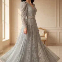 پیراهن مجلسی بلند شیک