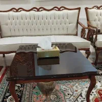 مبلمان استیل ۹ نفره با میز ناهار خوری ۸ نفره