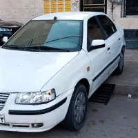 سمند دو گانه سفیدEF7 مدل ۹۱ فروش فوری..