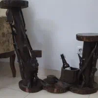 استند دست ساز‌ چوبی