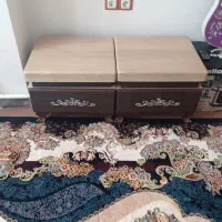 دو  میز کنار تخت