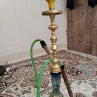 قلیون برنجی تنه دو کیلو خورده ای