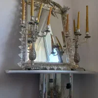 آینه وشمعدان تمام برنج