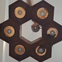 لوستر ۶ شاخه ای طرح کندو