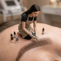 مدل میکروبلیدینگ ابرو سبک نچرال و مویی