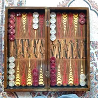 تخته نرد ترک ساخت ترکیه کمیاب طرح هخامنشی