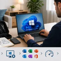 نصب ویندوز در محل