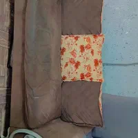 مبل هفت نفره،قهوه ای،کوسن هاشم دورومیباشد