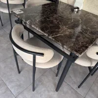 صندلی تدی و میز طرح سنگ