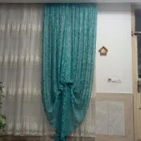 سر پرده فیروزه ای