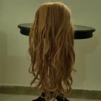 کلاه گیس بلوند و بلند