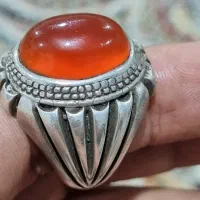 انگشترعقیق نقره