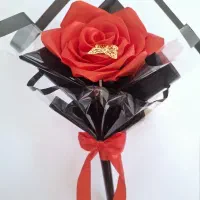گل تک شاخه روبانی با قیمت مناسب