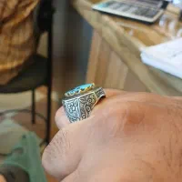 انگشتر فیروزه نیشابور ،قلم زنی