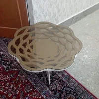 میز جلومبلی ام دی اف باشبشه