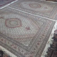 ۴تا عکس اول جفت ۶متری کرم فرش دستباف