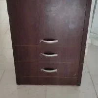 میز چرخ خیاطی  تاشو mdf  کشو دار
