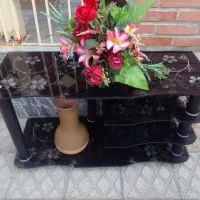 میز تلویزیون شیشه ای