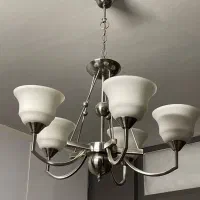 لوستر استیل ۶ شاخه