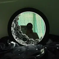 تابلو هلال ماه و آینه قطر ۵۰