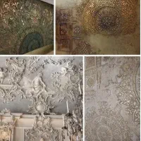 رنگ کاری گچکاری نقاشی ابزار نورمخفی