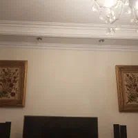 یک جفت تابلو فرش قاب چوبی