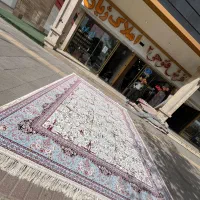 فرش ۱۲۰۰ جدید آبی نیلی کرم