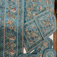 ست رومیزی مخمل درحدنو