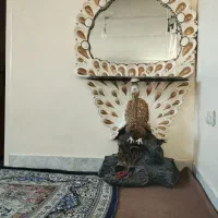 آینه شمعدون طاووس