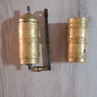 اسیاب دستی برنجی عتیقه ۱۲۳۰