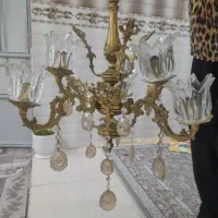 دو تا لوستر برنز