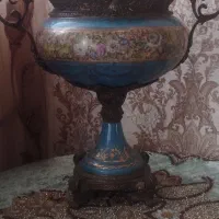 ظرف  چینی وبرنز آنتیک