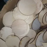 دایره چوبی سه لایی برش خورده