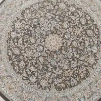 پادری گرد و مستطیل فرش زمرد مشهد
