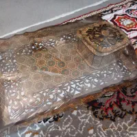 سینی وقندان چوبی طرح سنتی نوعه نواصلااستفاده نشده