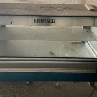 میز پیشخوان تمام  شیشه  الکترواستیل