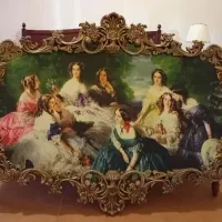 تابلو نقاشی کلاسیک بسیار زیبا وسالم ابعاد۹۰×۱۲۰