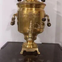 سماور زغالی سینی مسی مجمع افتابه ورشو
