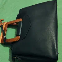 کیف دسته چوبی