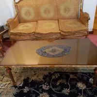 مبلمان طلایی ۹نفره    باچوب راش روسی