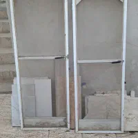 دو عدد توری آلومینیومی بازشو