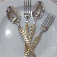 قاشق و چنگال استیل اصل وارداتی امارات
