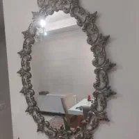 آینه و شمعدون برنج