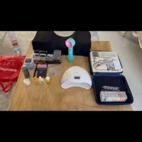 سوهان برقی و یو وی و مقداری لوازم لاین مژه