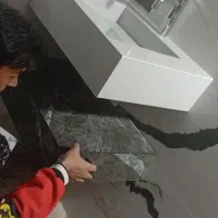 ساخت روشویی سرامیکی اسلب کاشی
