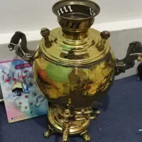 سماور زغالی برنجی قدیمی