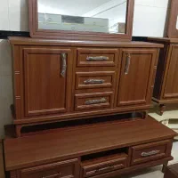 آینه کنسول ومیزتلوزیون وجلومبلی کاتمین  (قصرچوب)