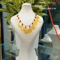 گردنبند الیزابت سنگ قرمز