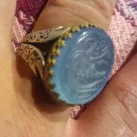 انگشتر نقره نگین اصل